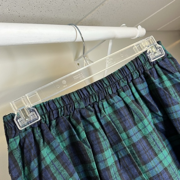 Amazon Green Plaid Skirt for Womens High Waist Aline Pleated Midi Skirt- L - Picture 6 of 9